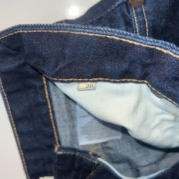 Levi’s Shuttle Style Made & Crafted Dark Blue Straight Jeans Waist 28”Length 31” - Picture 4 of 6